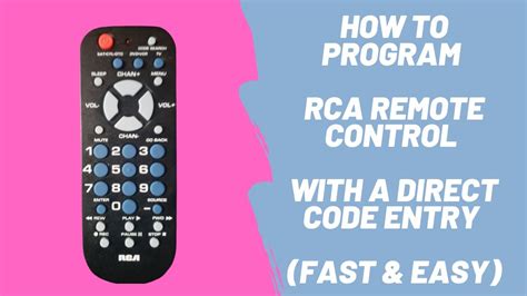 how to program rca pdf manual